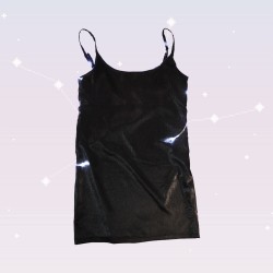 Saturn black dress